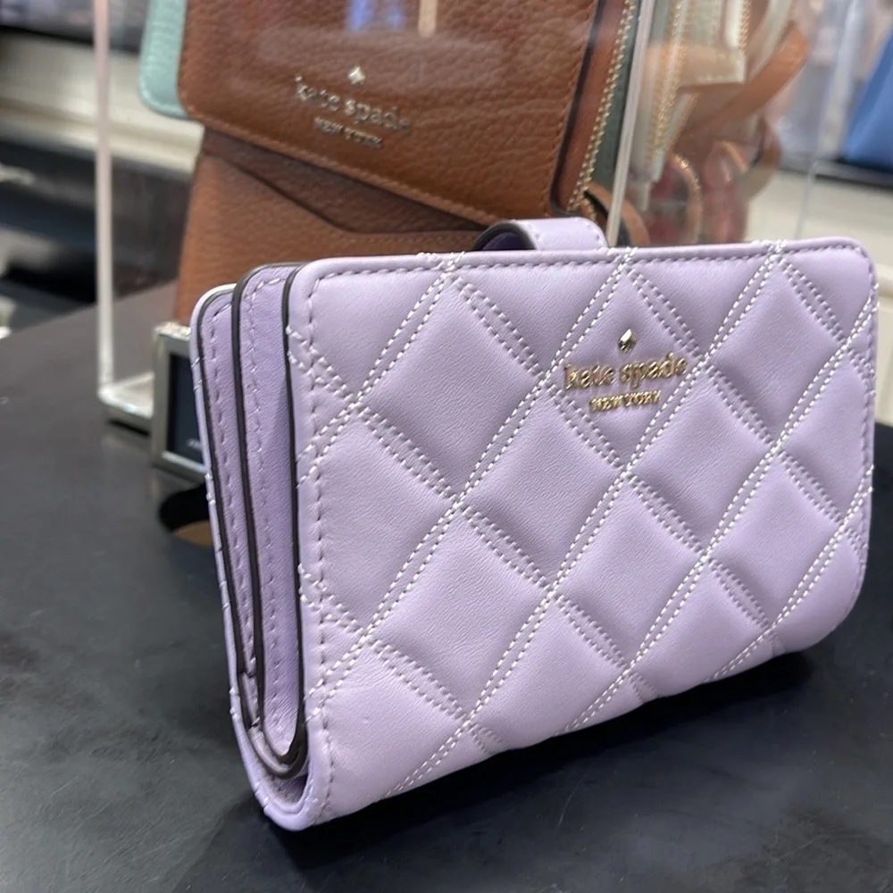 Kate Spade Natalia Medium Compact Bifold Wallet
Lilac Frost - Picture 9 of 16